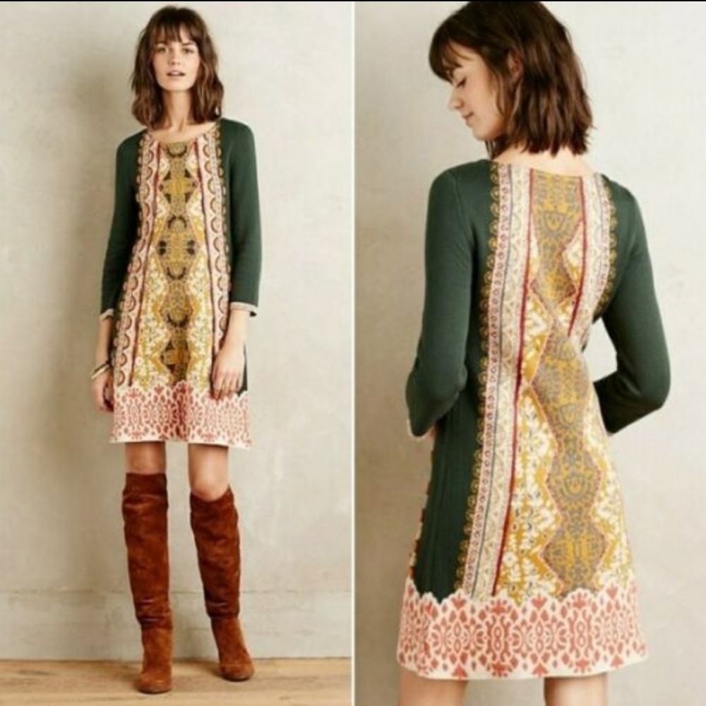 RARE Anthropologie Knitted & Knotted Lanka - L